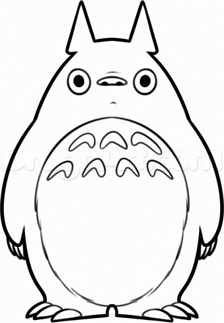 Tô màu Totoro Đáng Yêu