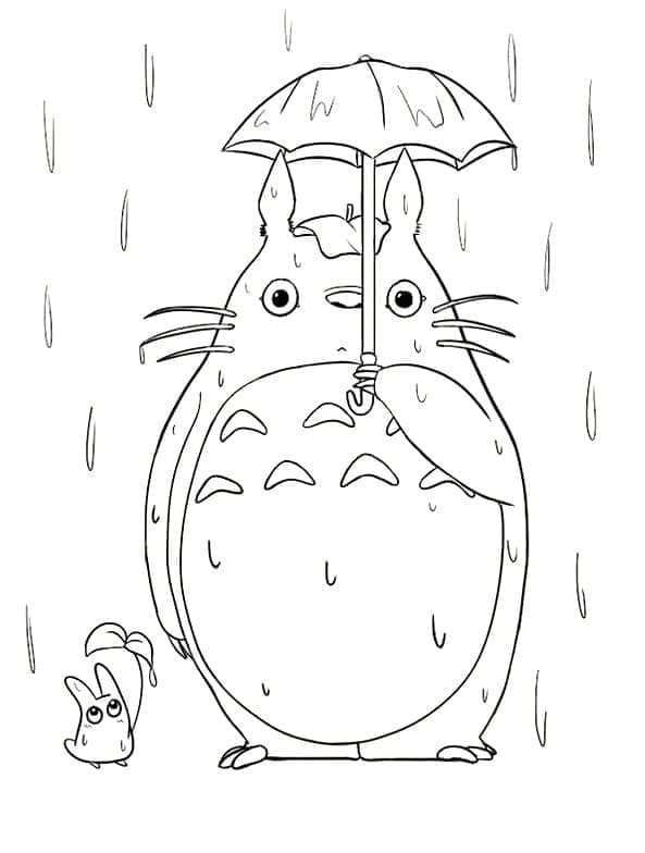 Tô màu Totoro Dễ Thương