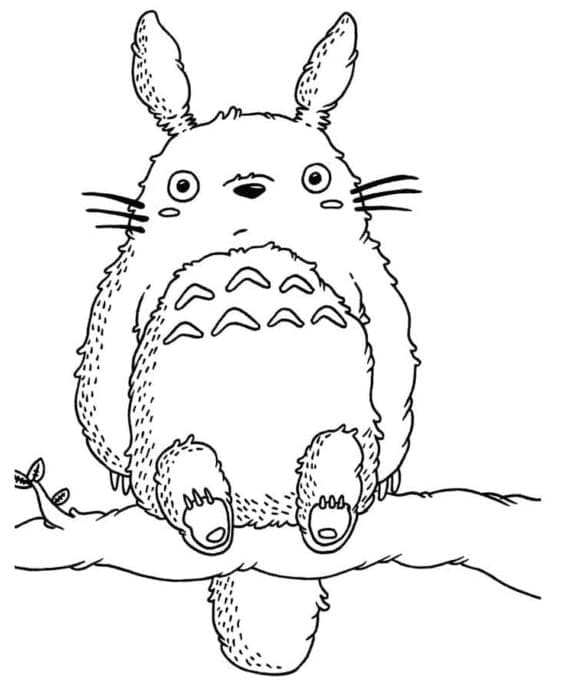 Tô màu Totoro Xinh Xắn