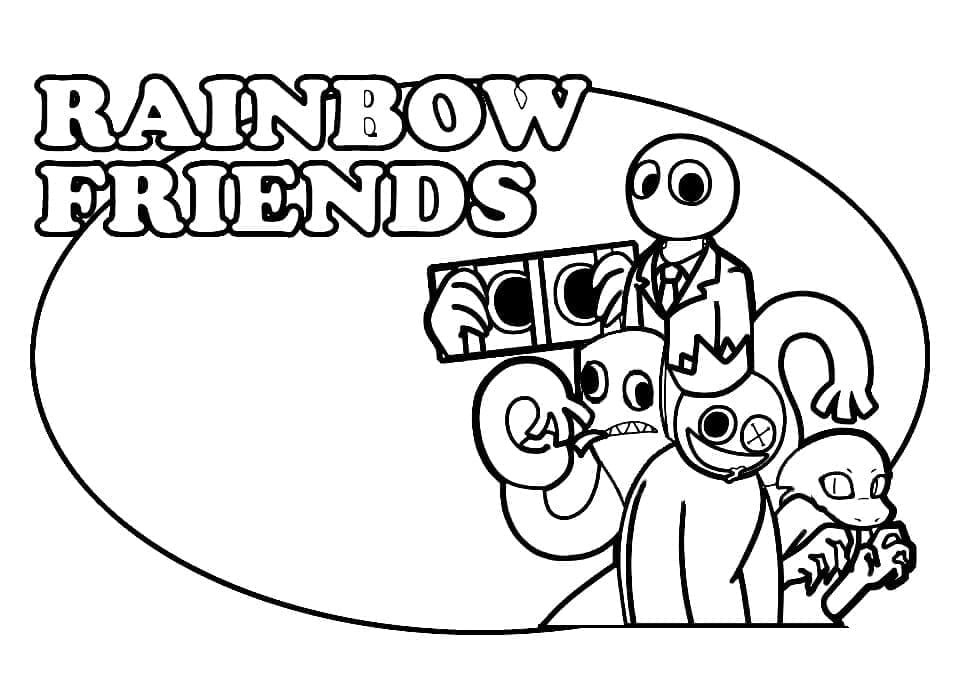 Tô màu Trò Chơi Rainbow Friends