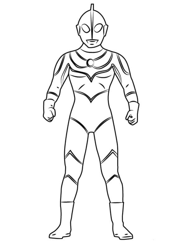 Tô Màu Ultraman - Tranh Tô Màu Cho Bé