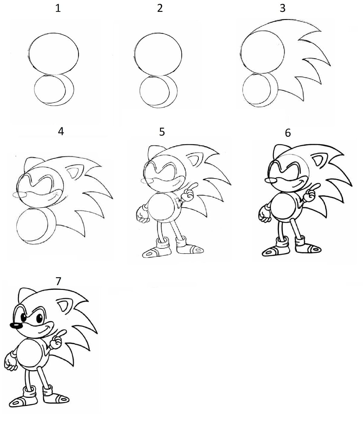 Vẽ Nhím Sonic