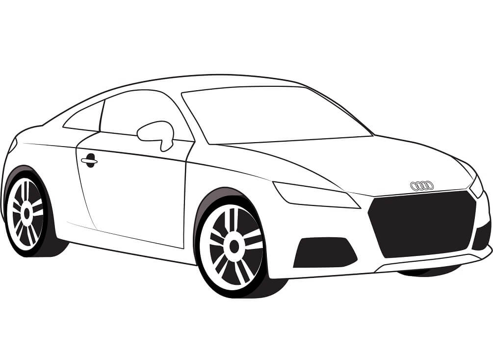 Tô màu Xe Audi TT