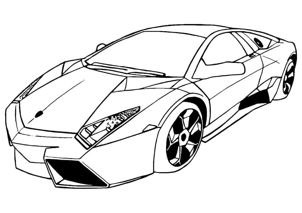 Tô màu Xe Hơi Lamborghini