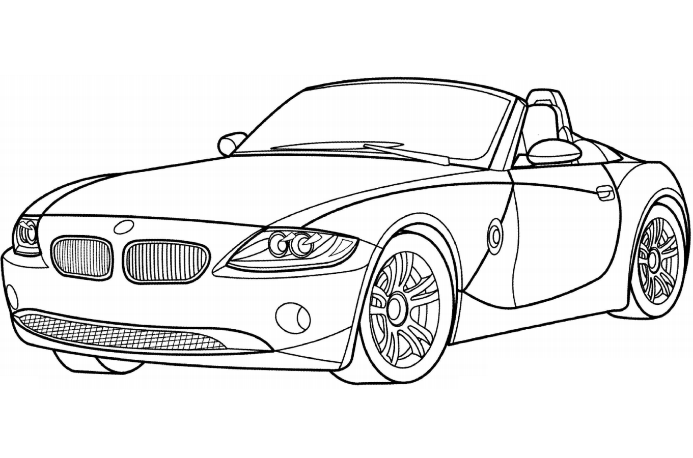 Tô màu xe mui trần bmw z4