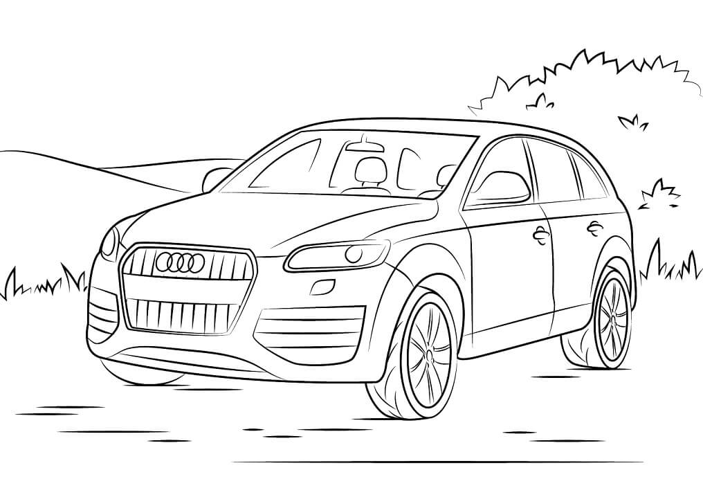 Tô màu Xe Ô Tô Audi Q7