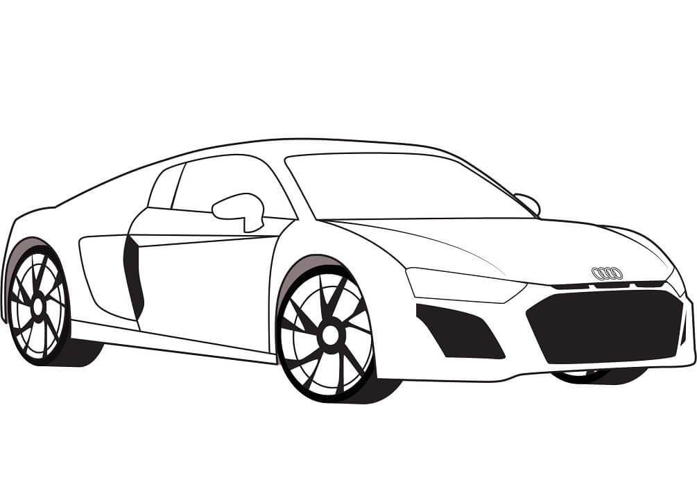 Tô màu Xe Ô Tô Audi R8