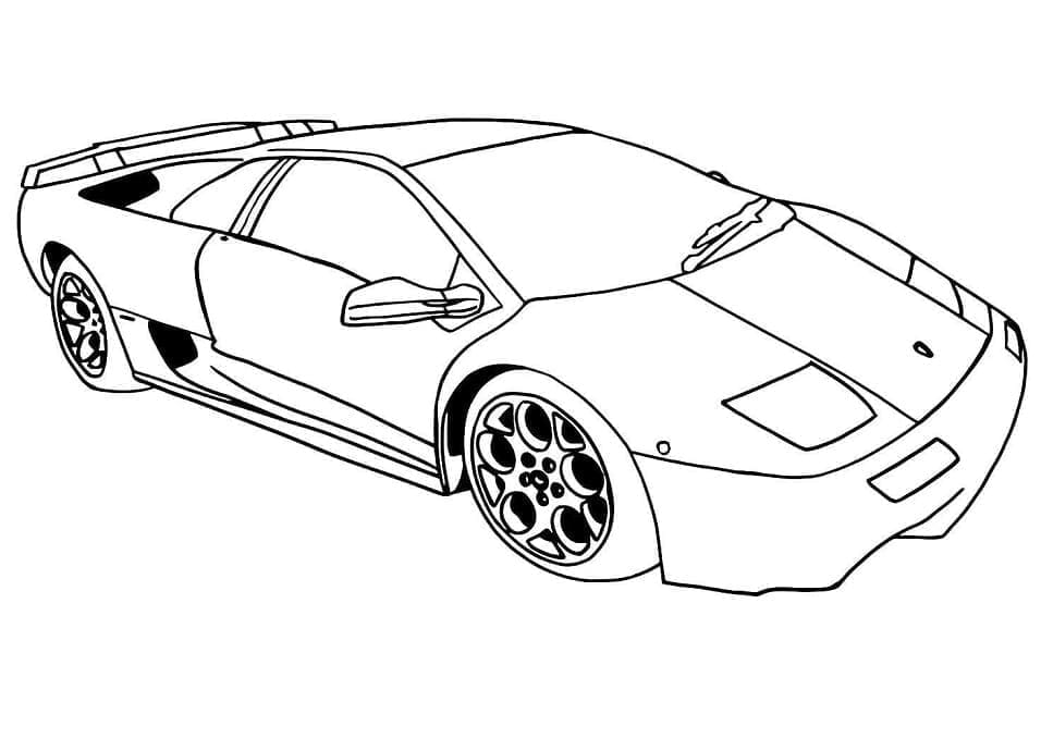 Tô Màu Siêu Xe Lamborghini
