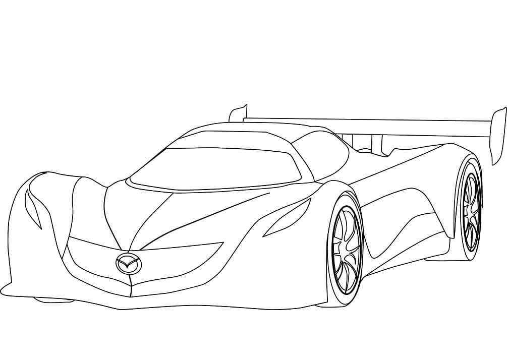 Tô màu Xe Ô Tô Mazda Furai