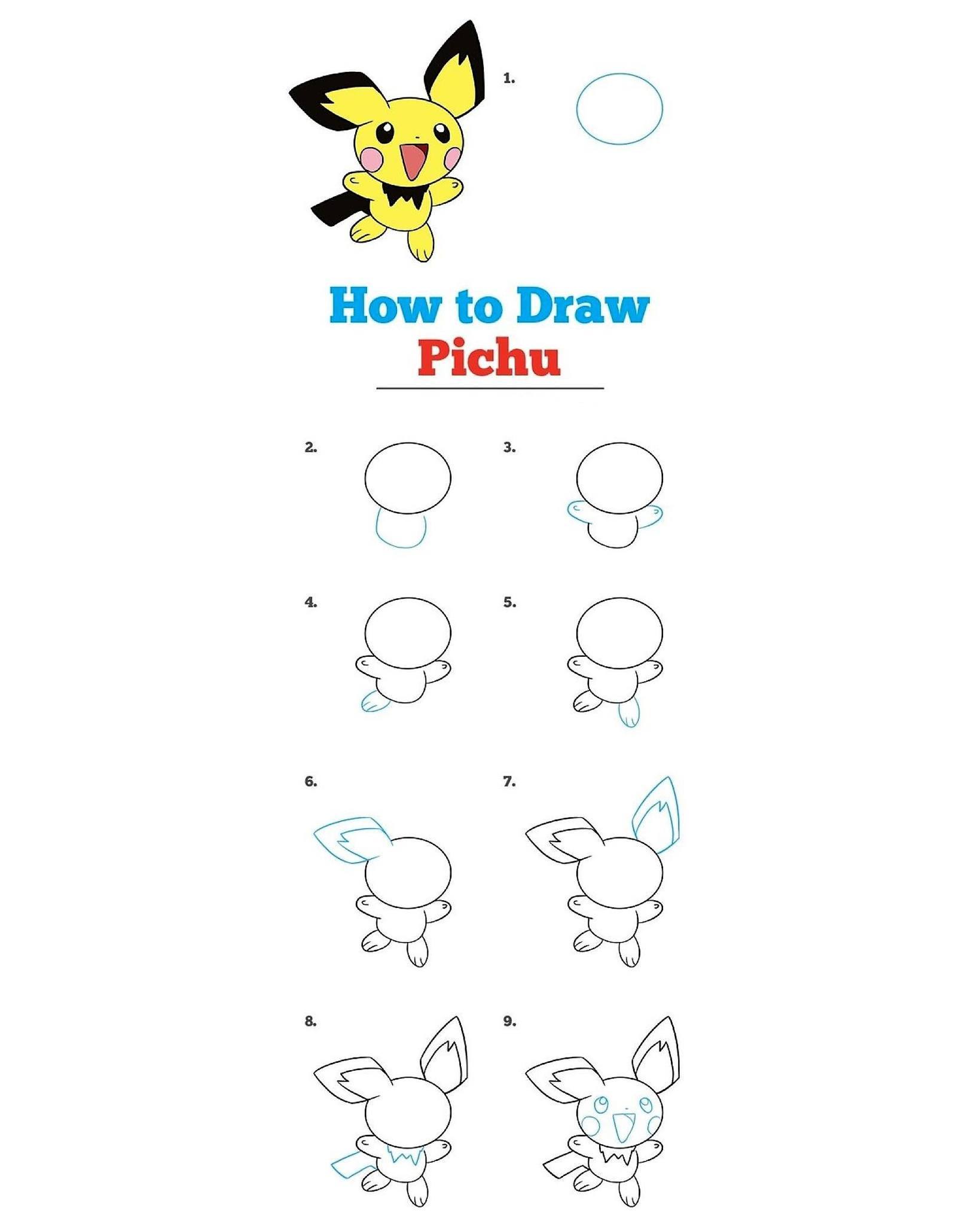 Học vẽ Pikachu