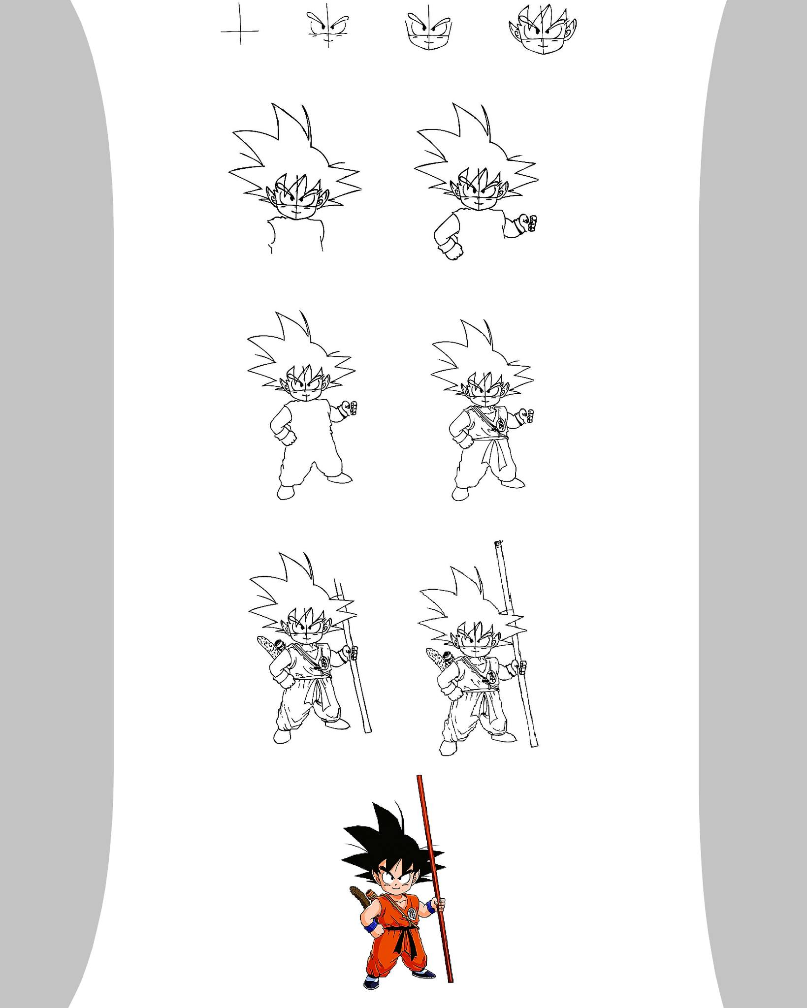 Học vẽ Son Goku