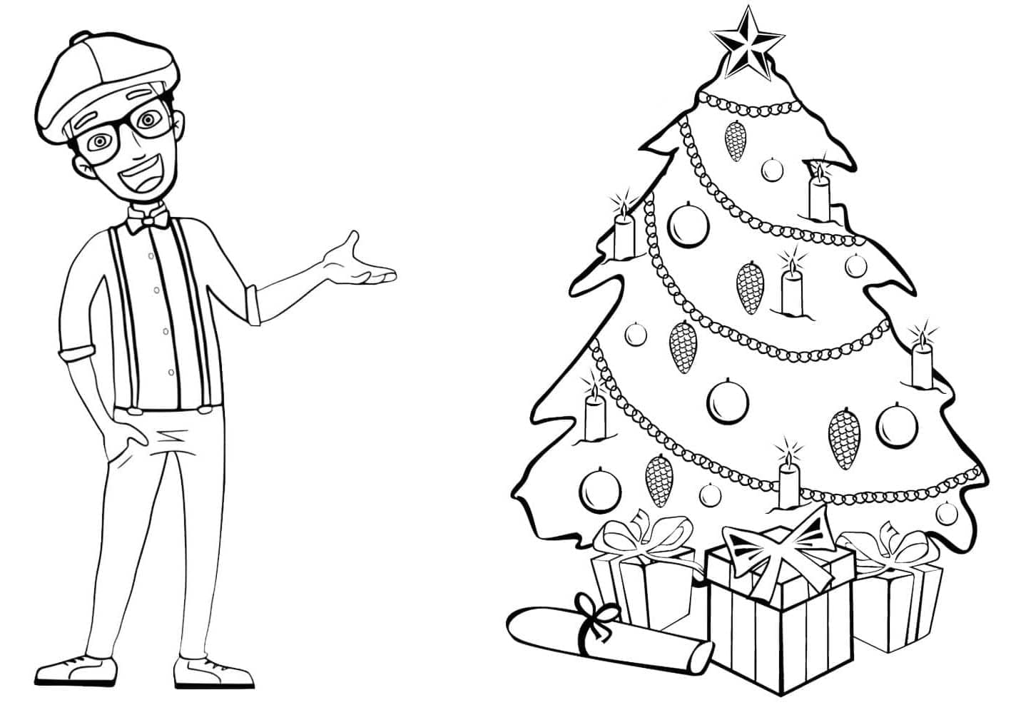 Cách vẽ cây thông Noel - Dạy Vẽ
