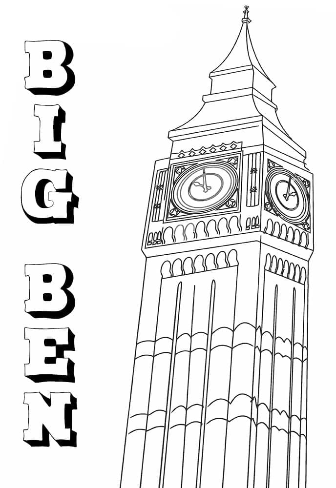 Tô Màu Tháp Big Ben
