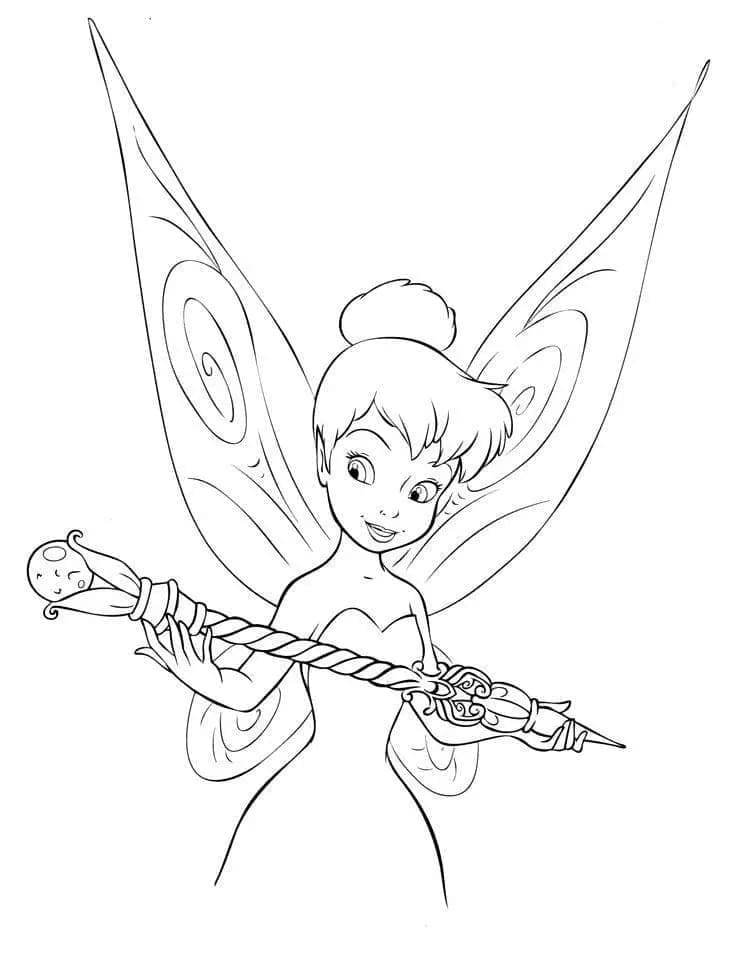 Tô màu Tinker Bell Cute