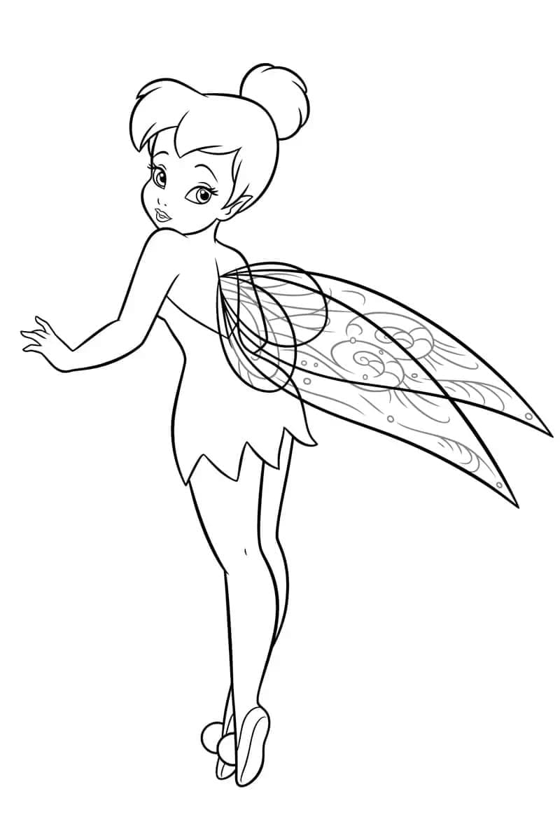 Tô màu Tinker Bell Đáng Yêu