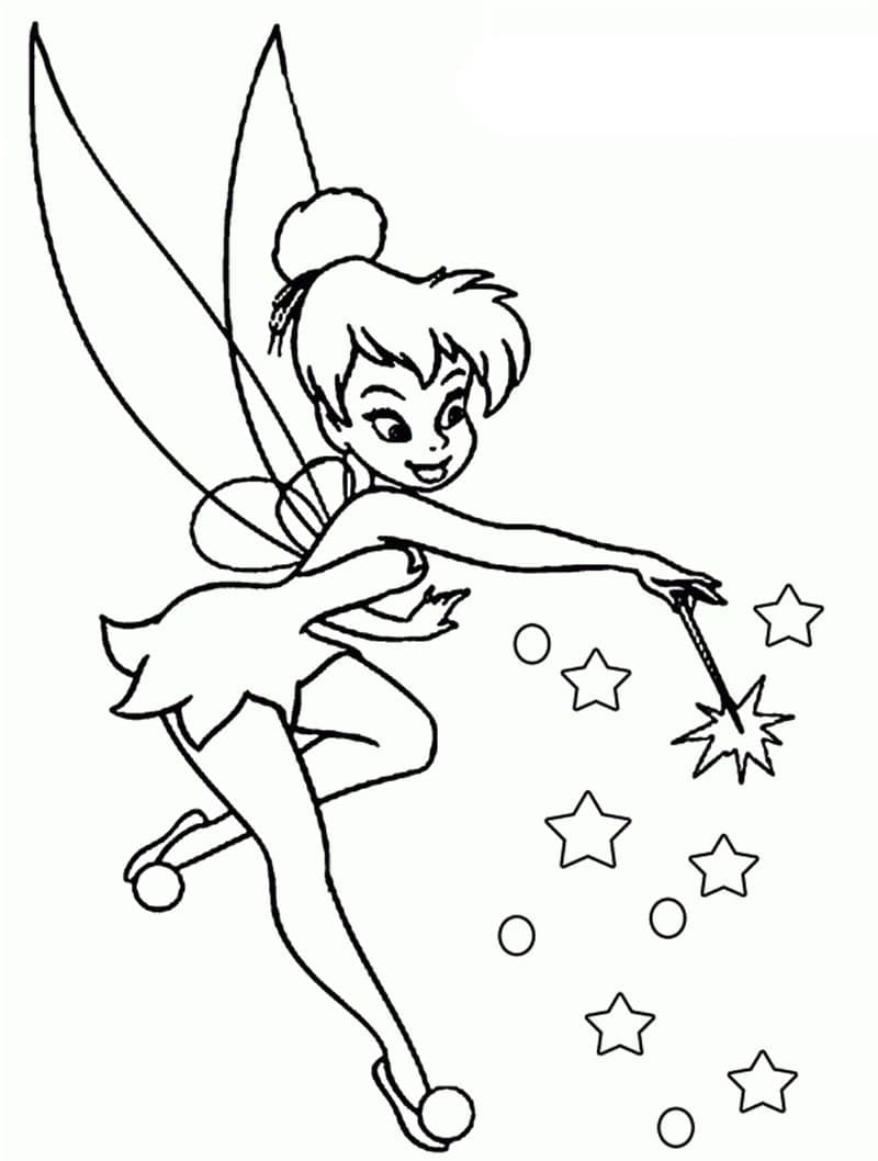 Tô màu Tinker Bell Vui Tươi