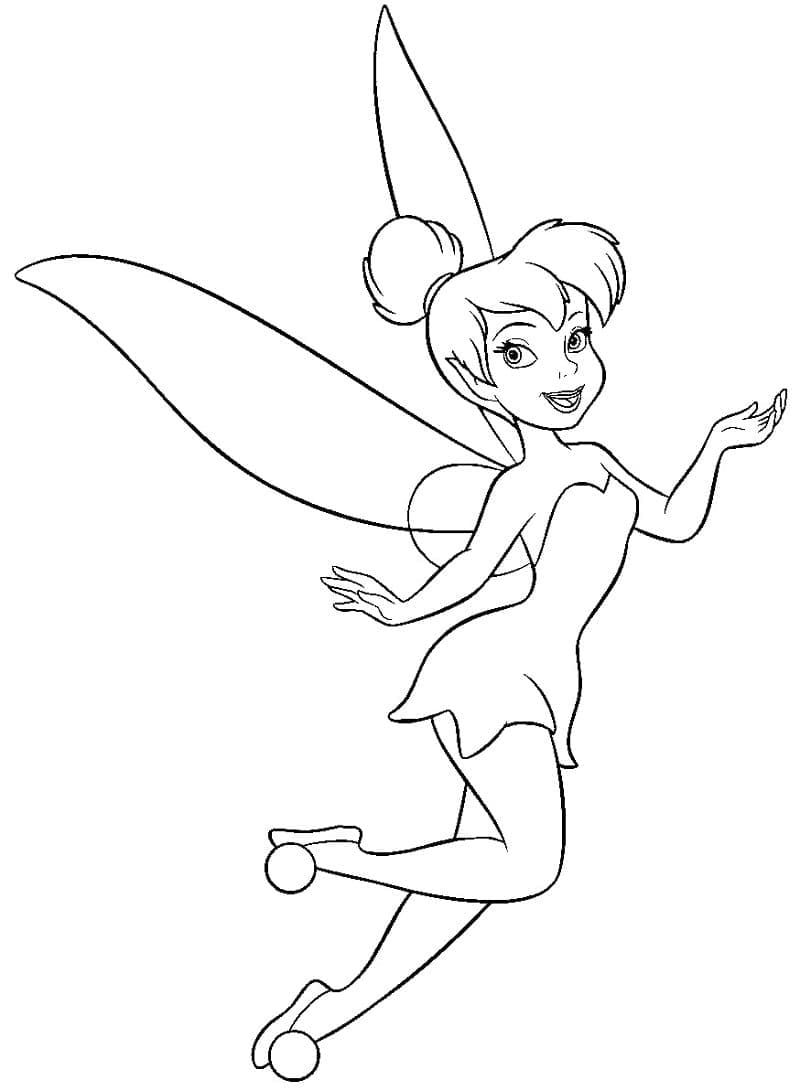 Tô màu Tinker Bell Vui Vẻ