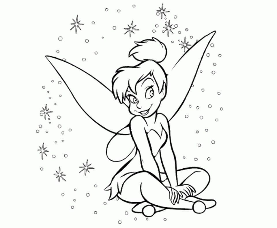 Tô màu Tinker Bell Xinh Xắn