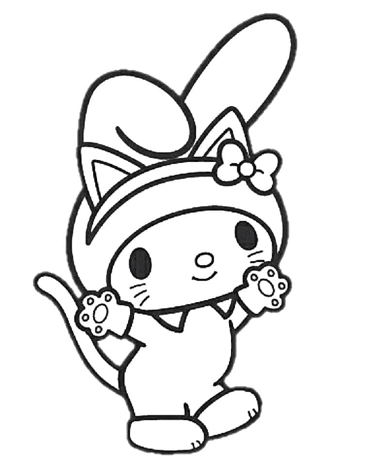 Tô màu My Melody Cute Nhất