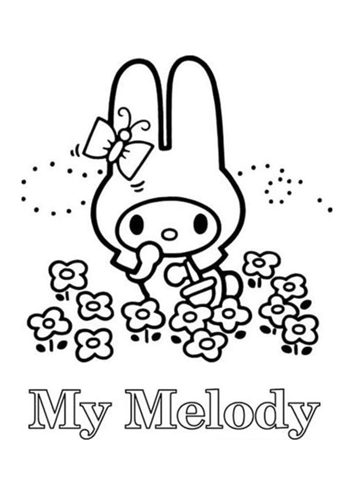 Tô màu Nhân Vật My Melody Cute