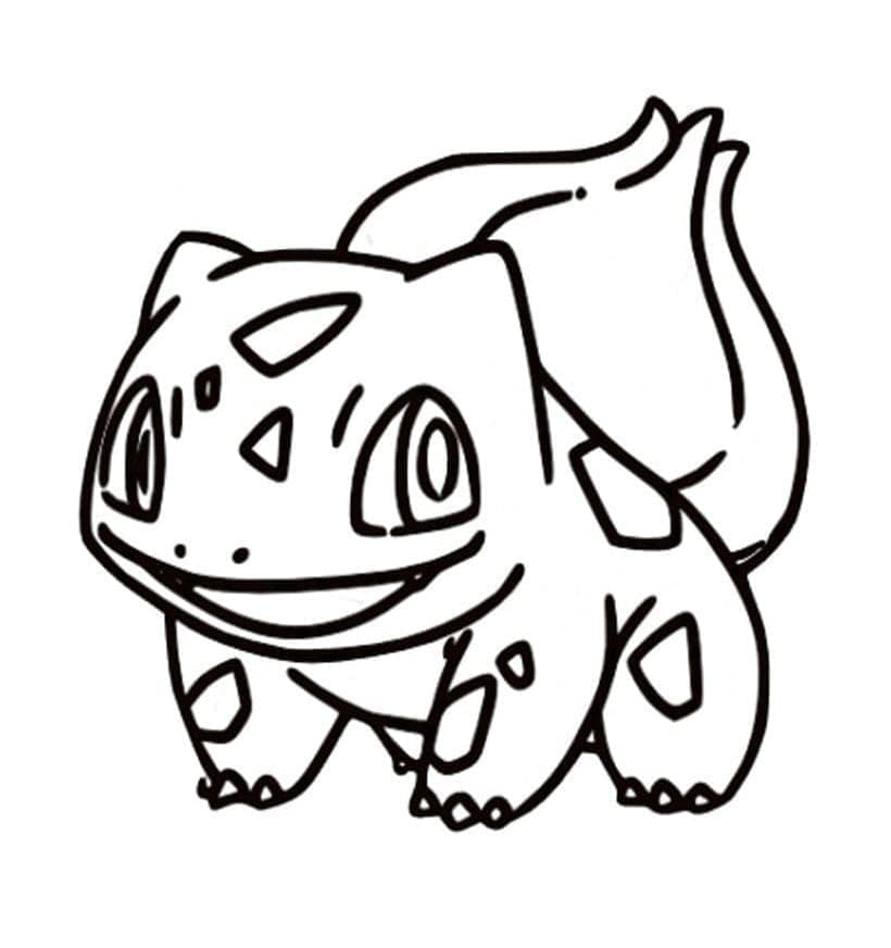 Tô màu Bulbasaur Trong Pokemon