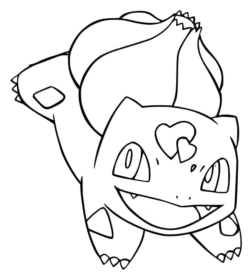 Tô màu Bulbasaur Vui Nhộn