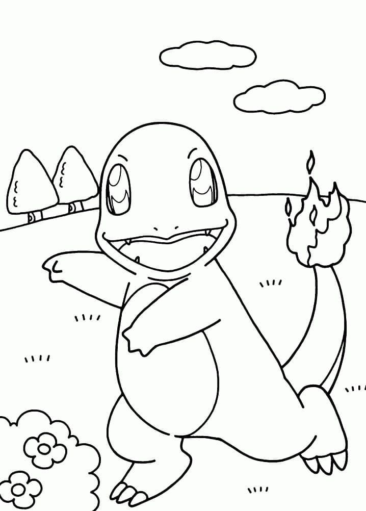 Tô màu Charmander Vui Nhộn