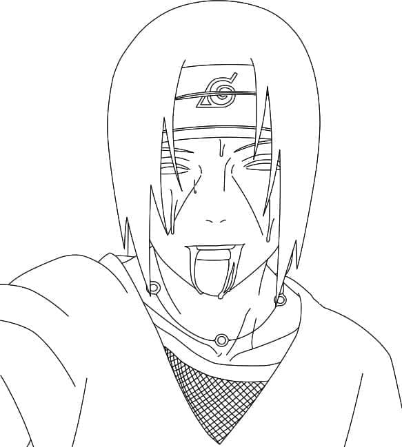 Tô màu Itachi Bị Thương