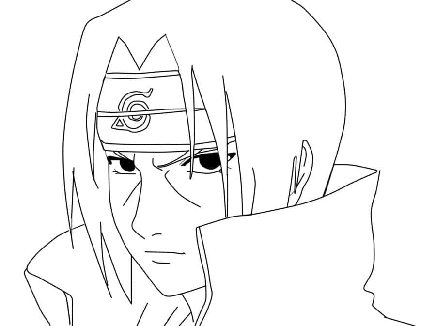 Tô màu Itachi Nghiêm Túc