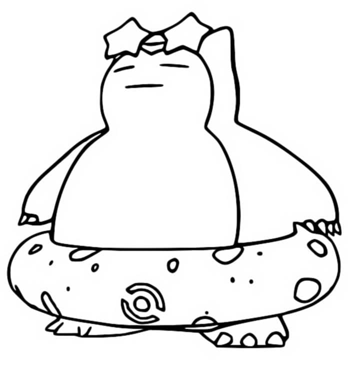 Tô màu Snorlax Pokemon