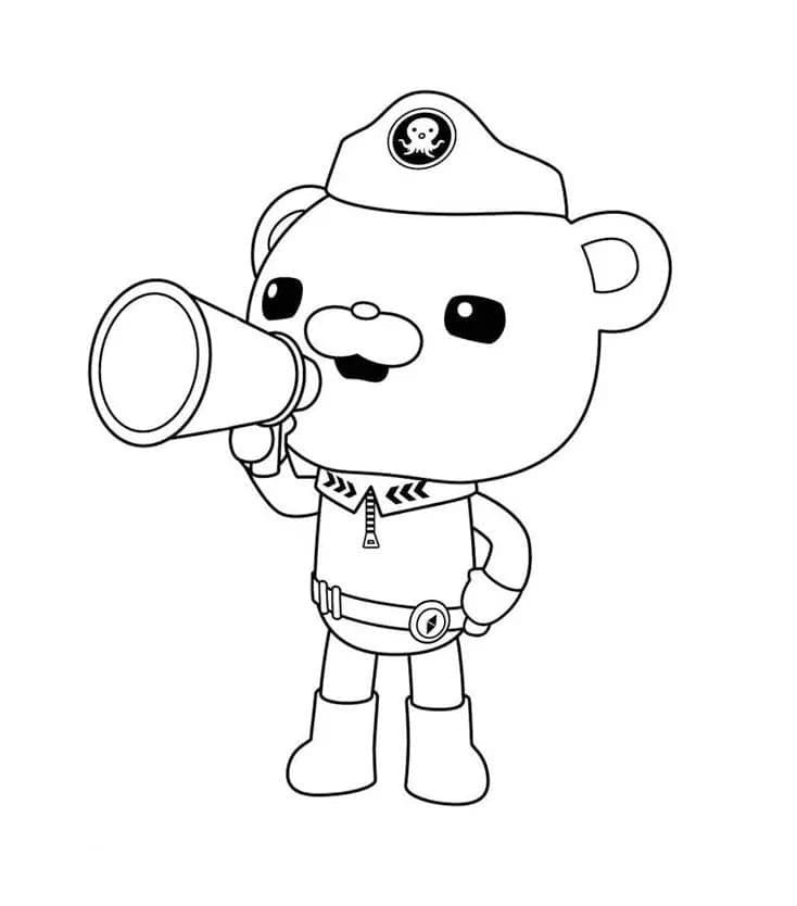 Tô màu Barnacles Trong Octonauts