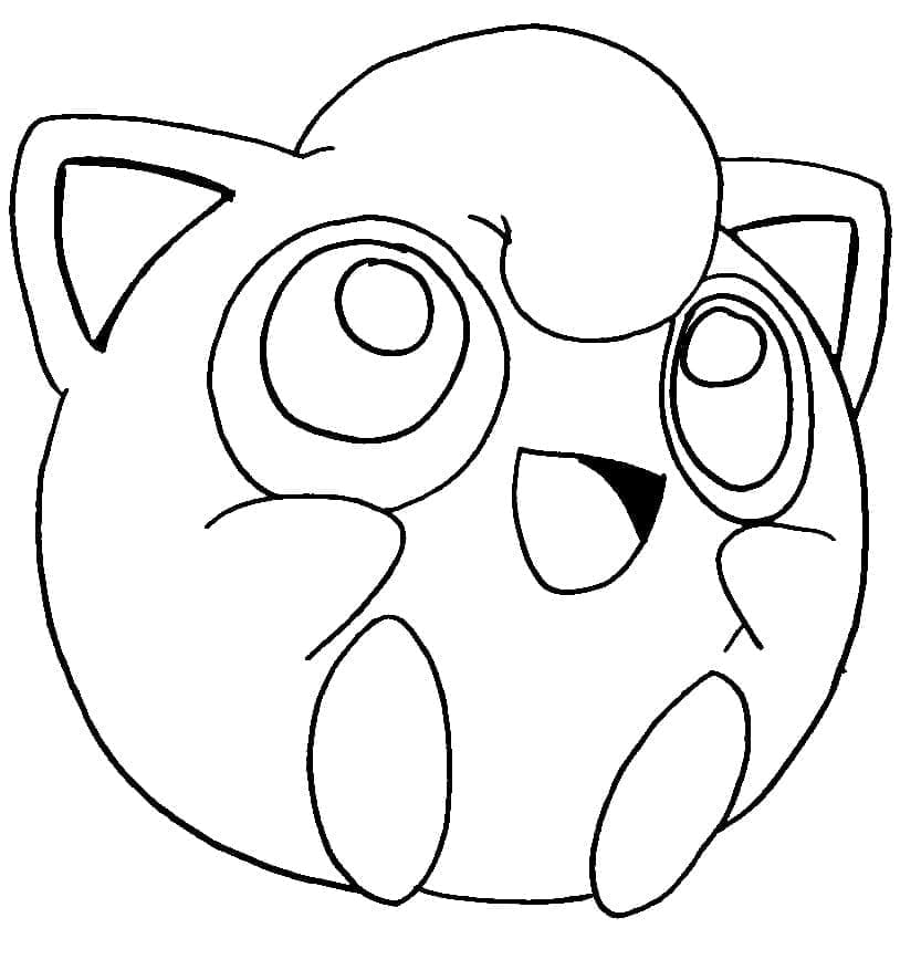 Tô màu Jigglypuff Pokemon