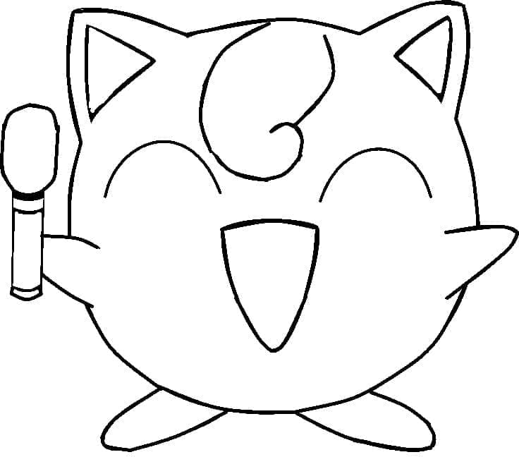 Tô màu Jigglypuff Vui Mừng