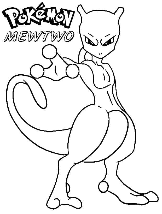 Tô màu Mewtwo Cực Ngầu