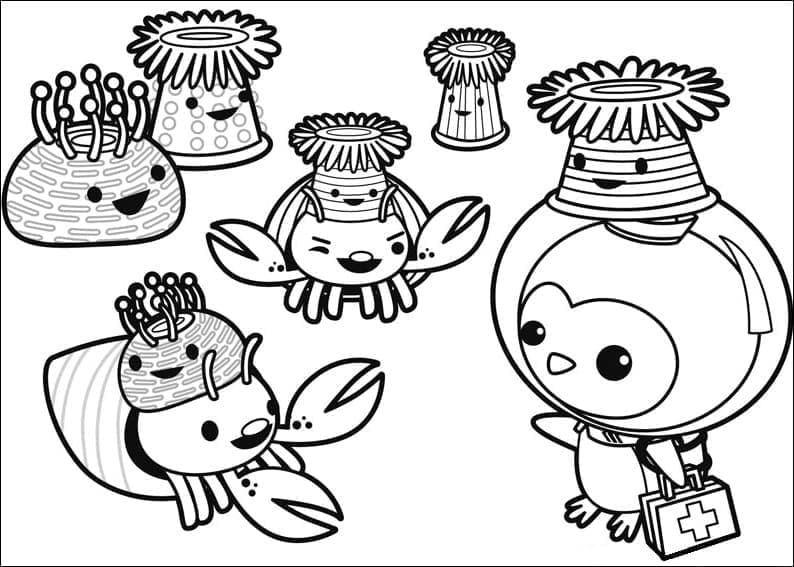 Tô màu Octonauts Hoạt Hình