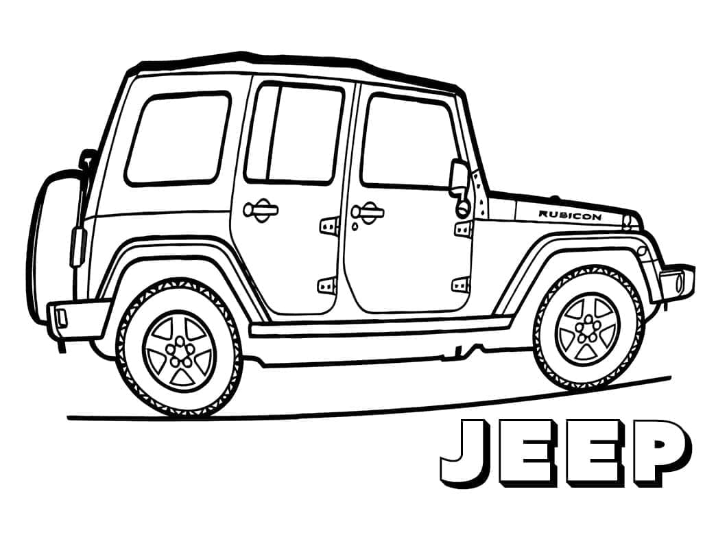 Tô màu Xe Jeep Cực Ngầu