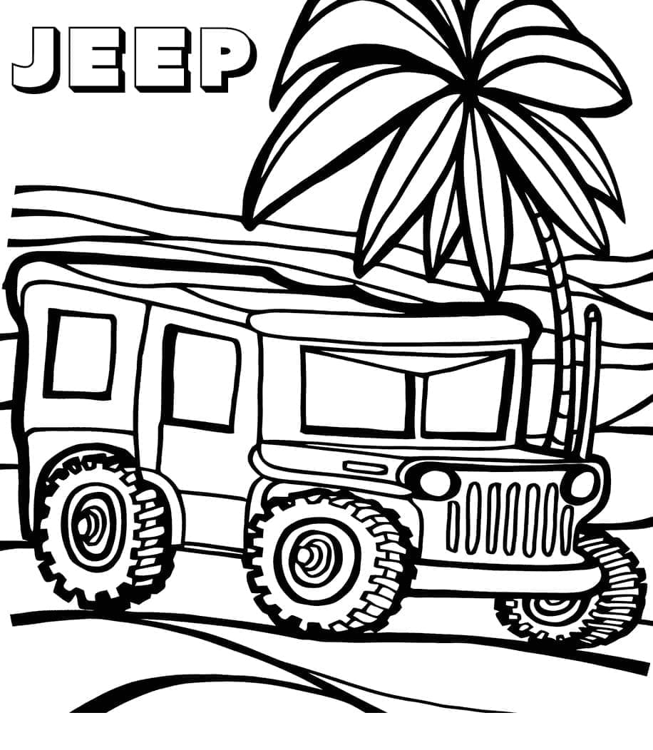 Tô Màu Xe Jeep