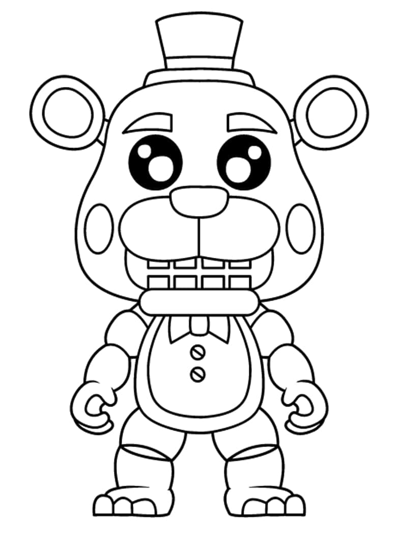 Tô màu Freddy Cute