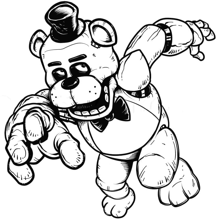 Tô màu Freddy Trong FNAF