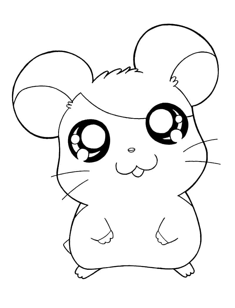 Tô màu Hamtaro Cute Nhất