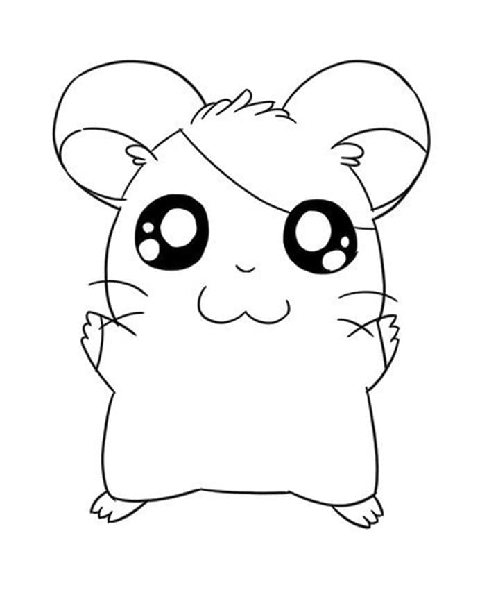 Tô màu Hamtaro Vui Mừng