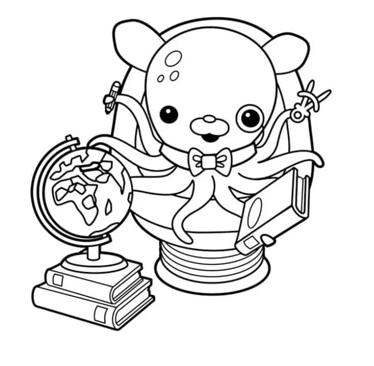 Tô màu Nhân Vật Inkling Trong Octonauts