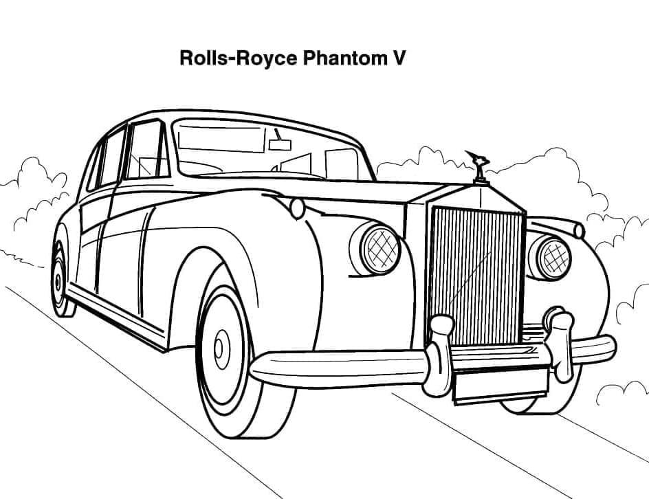 Tô màu Xe Hơi Rolls Royce