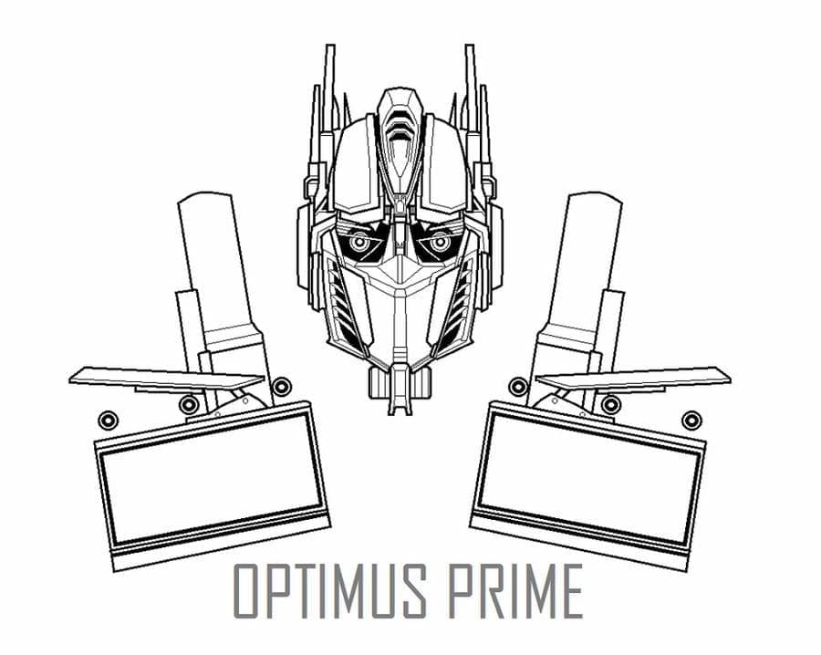 Tô màu Optimus Prime Trong Transformers
