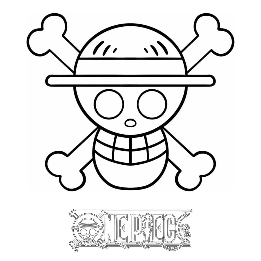 Tô màu Logo One Piece