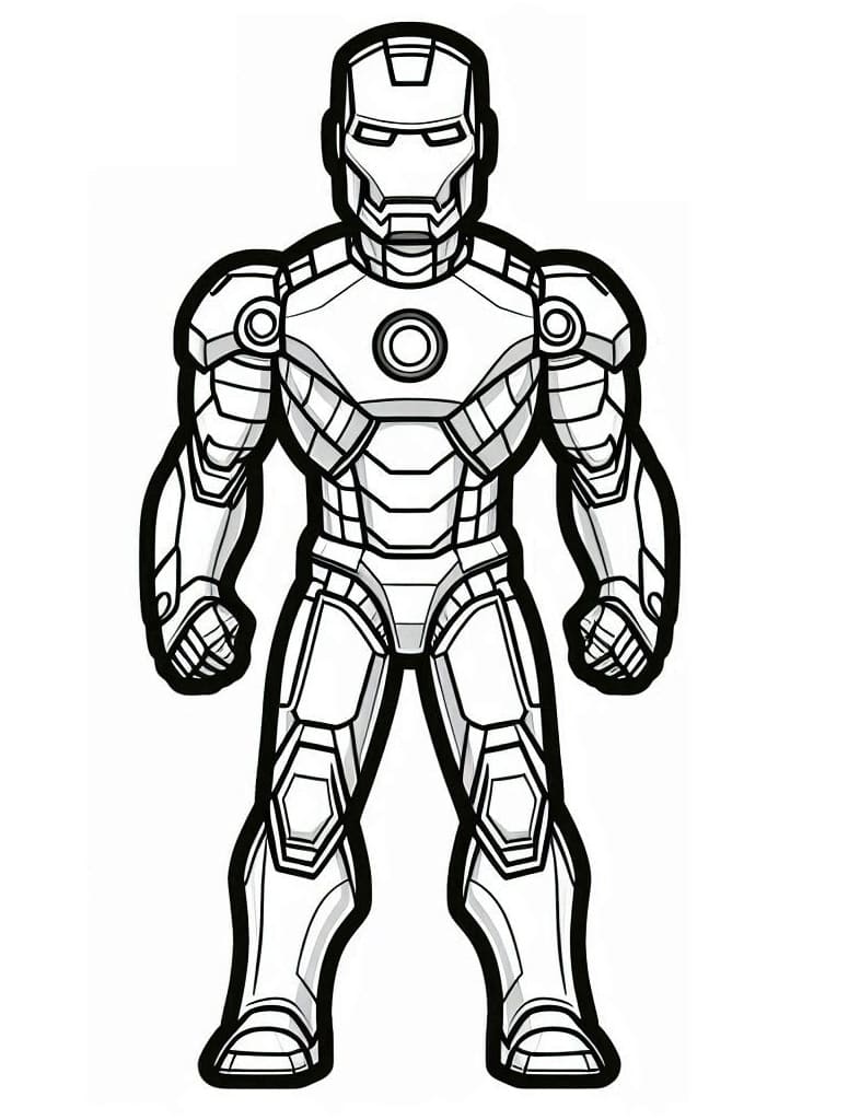 Tô màu Người Sắt Iron Man Đẹp Nhất