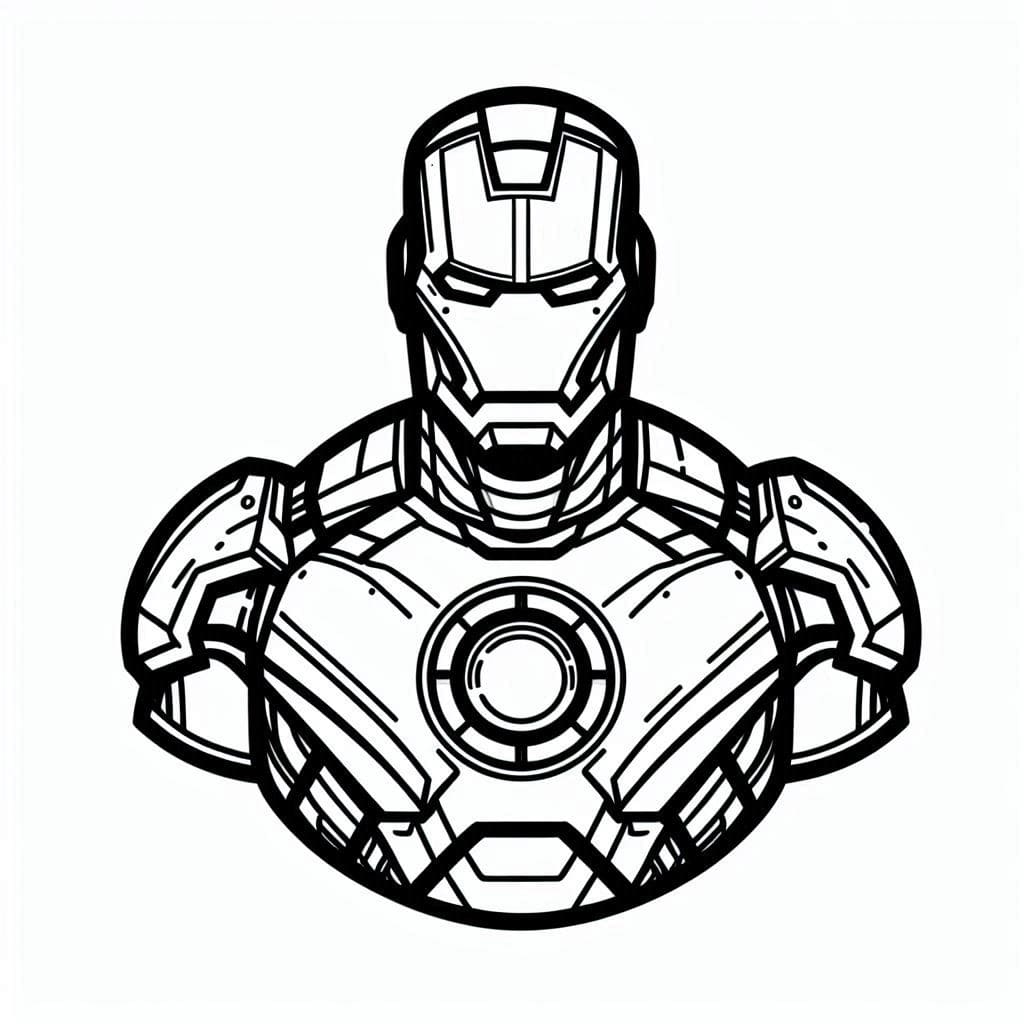 Tô màu Người Sắt Iron Man Đẹp