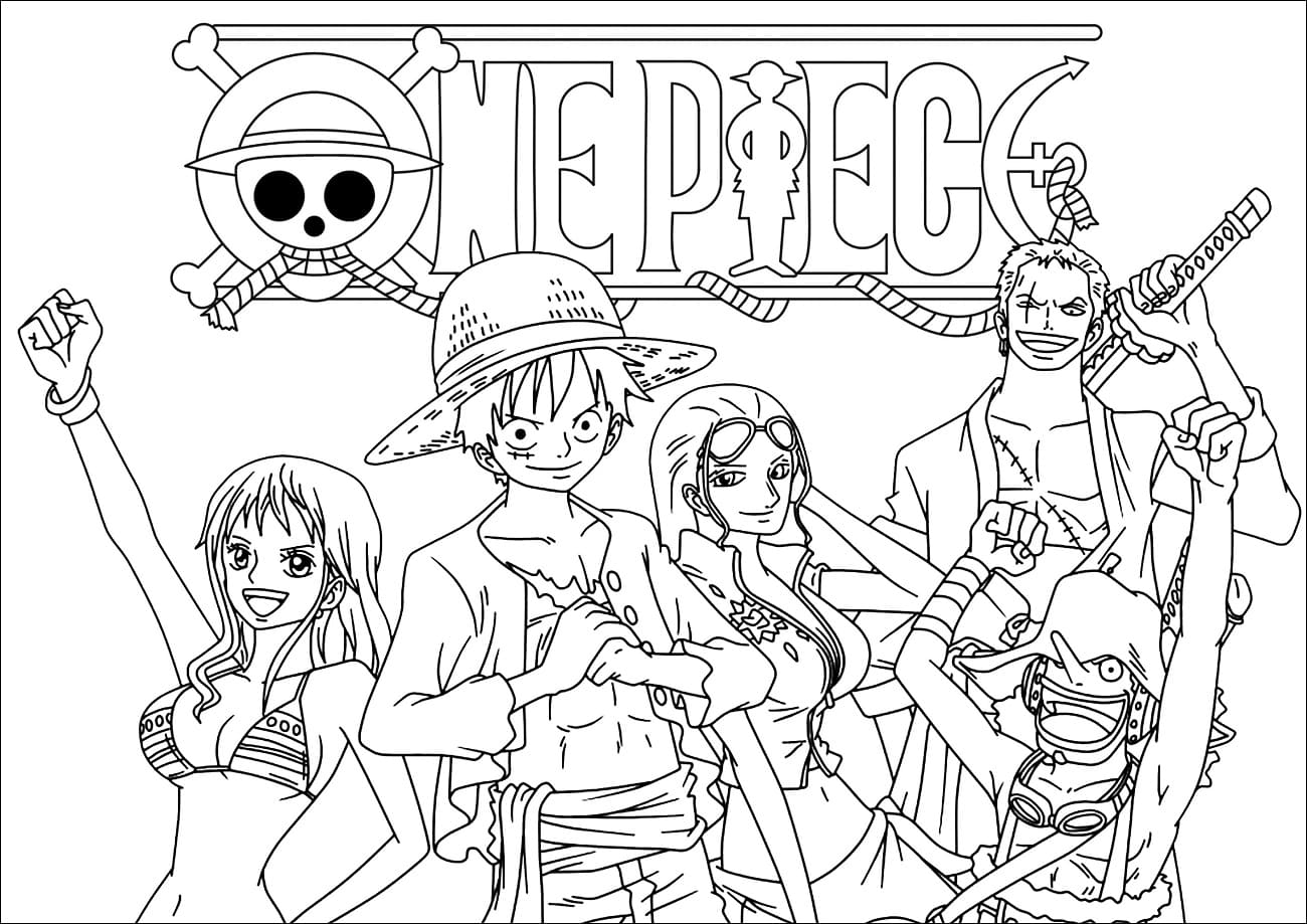 Tô màu Nhân Vật Trong One Piece