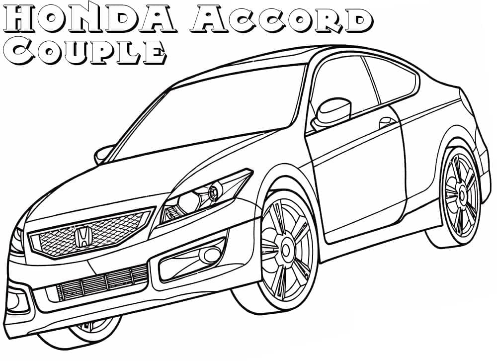 Tô màu Xe Honda Accord Couple