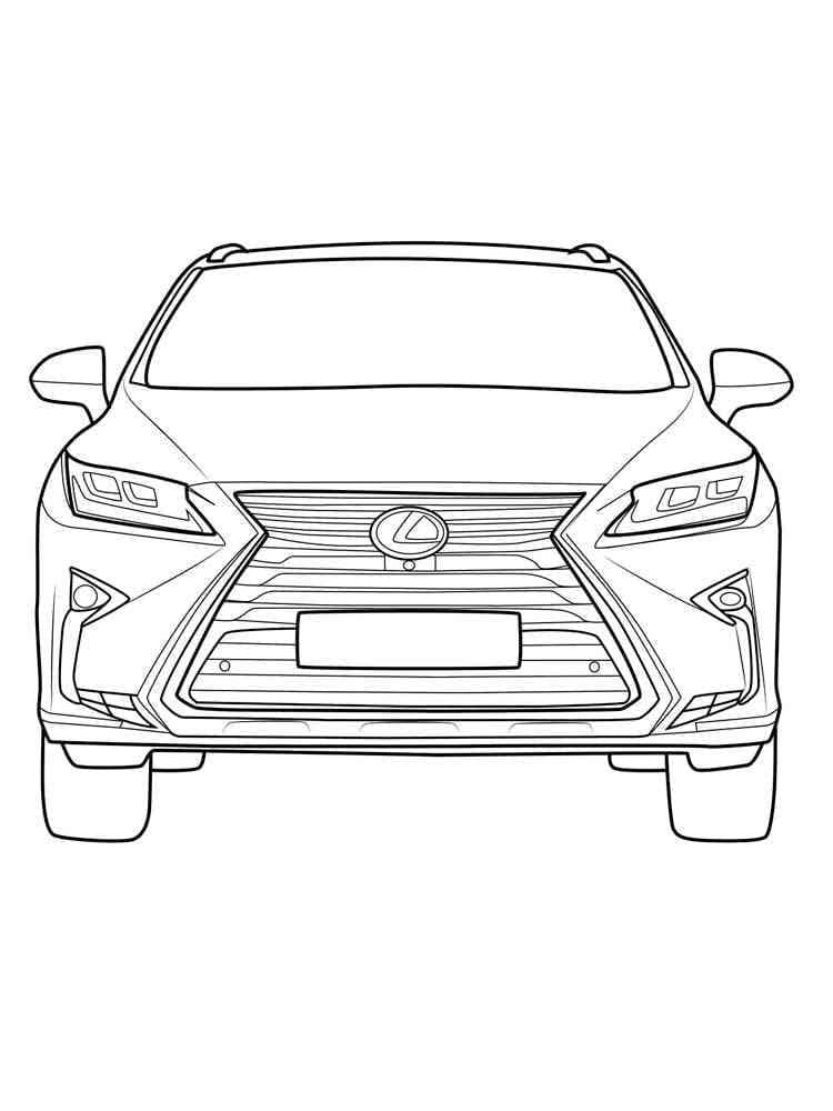 Tô màu Xe Lexus Đời Mới